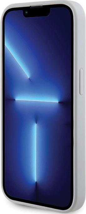 Immagine prodotto Guess GUHCP15LPS4DGPS Custodia rigida iPhone 15 Pro 6.1" srebrny/argento con logo in metallo strass (Apple iPhone 15 Pro)