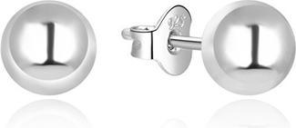 Actual product image Beneto Modern silver earrings studs AGUP215 - Diameter: 0.6 cm (L)