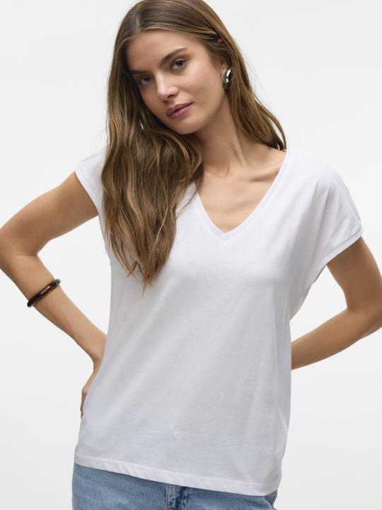 Image du produit Vero Moda Vmluna Ss V-Neck Tee Jrs Noos (M)
