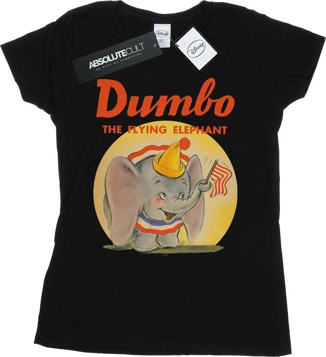 Actual product image Disney Womens/Ladies Dumbo Flying Elephant Cotton T-Shirt (L)