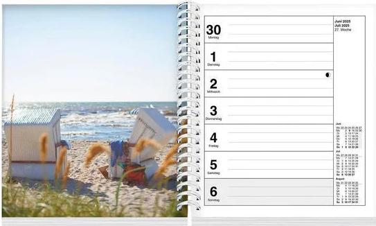 Image du produit Calendrier photo Magie des mers 2025 (17 x 20 cm, Allemand)