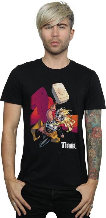 Actual product image Mens The Mighty Thor Mjolnir T-Shirt (3XL)