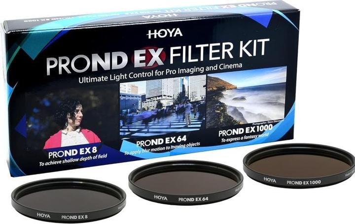 Immagine prodotto Hoya PRO ND EX Filter Kit 8/64/1000 (49 mm, Filtri grigi, 49 mm)