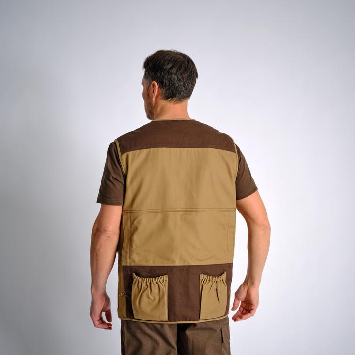 Produktbild Solognac Jagdweste 500 Renfort viele Taschen braun