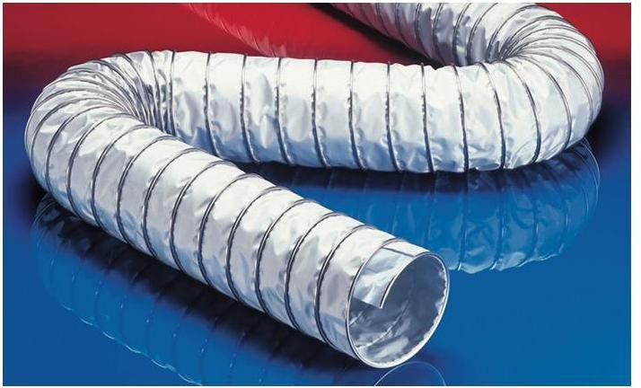 Produktbild Norres Absaug- und Gebläseschlauch CP PTFE GLASS-INOX 471 178-180 mm 192,00 mm 6 m