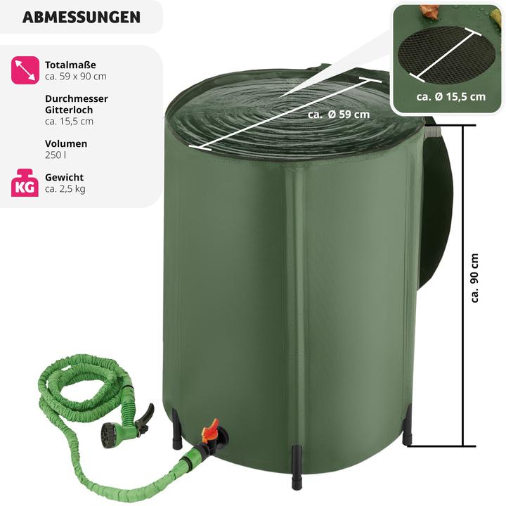 Produktbild tectake Regenwassertank (250 l)