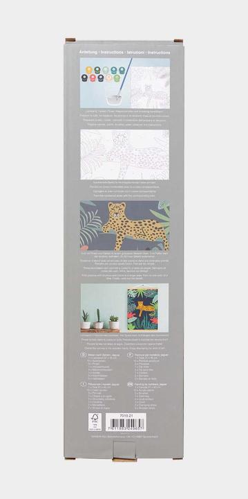 Produktbild I Am Creative Malen nach Zahlen, Jaguar, Wanddekoration