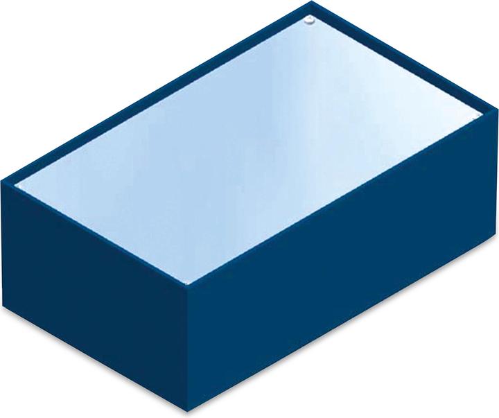 Actual product image Velleman PLASTIC OPTATIVE ENCLOSURE - PETROL BLUE - 215 x 130 x 77 mm (Housing)