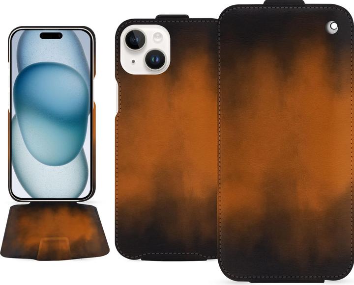 Image du produit Noreve Coque à rabat vertical en cuir (Apple iPhone 15)