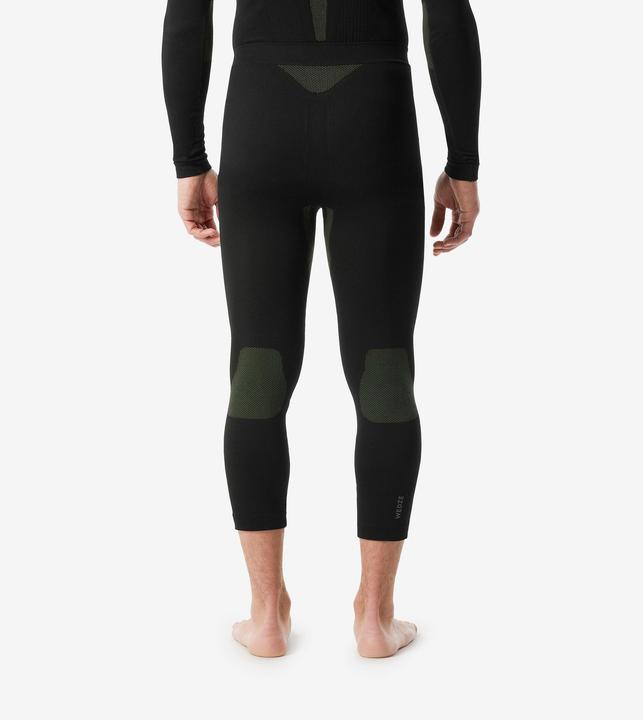 Immagine prodotto Wedze Pantaloni funzionali da sci senza cuciture da uomo - BL500 Soft nero/khaki (XS)