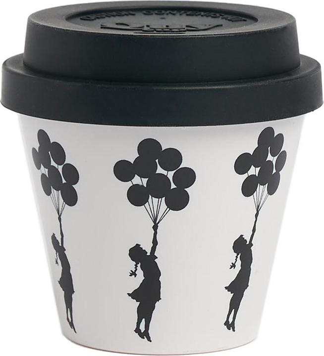 Immagine prodotto Quycup Tazza da caffè espresso FLYING BALLOONS GIRL (90 ml, 2 x)
