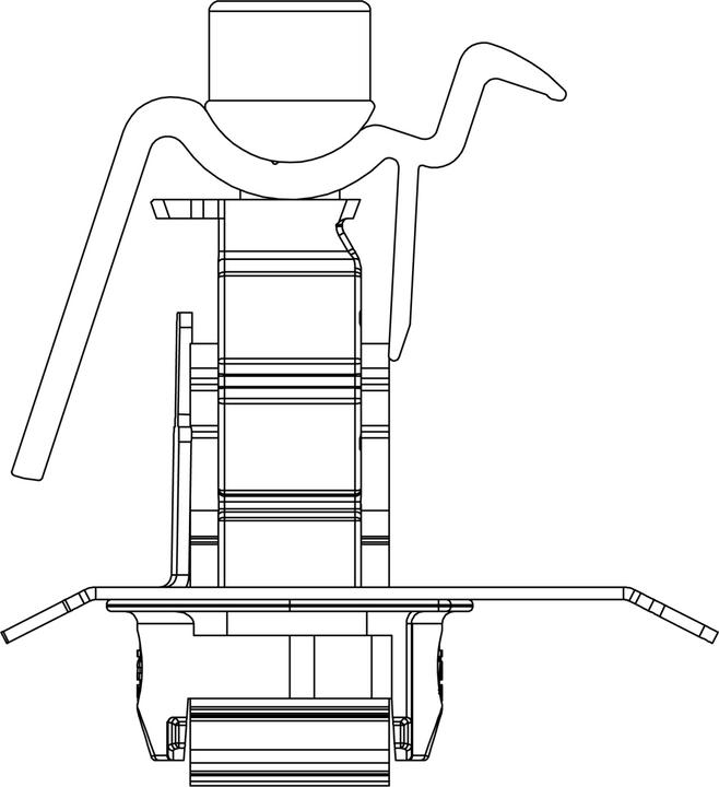Actual product image K2 Universal end clamp