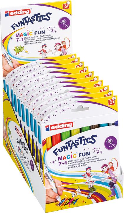 Actual product image Edding Fibre-tip pens 13 Funtastics set of 8 (Multicoloured, 8 x)