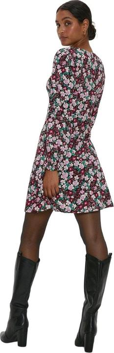Produktbild Dorothy Perkins Floral VAusschnitt Langärmeliges Minikleid (42 D)