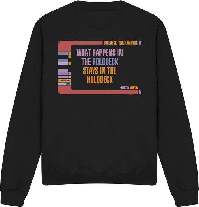 Actual product image Unisex Adult Holodeck Secrets Sweatshirt (L)