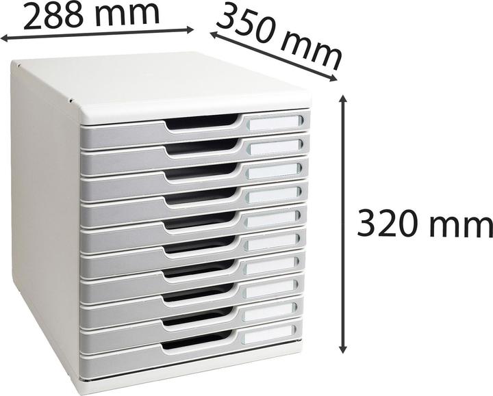 Produktbild Exacompta Modulierbar Schubladenboxen (A4+)
