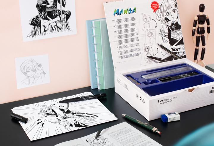 Image du produit Faber-Castell Set de départ Manga (Noir, 19 x)