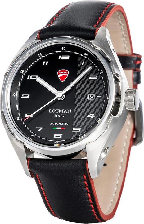 Actual product image Locman Italy Men's Watch Ducati Automatic Ref. D122A01S (Analogue wristwatch, 42 mm)