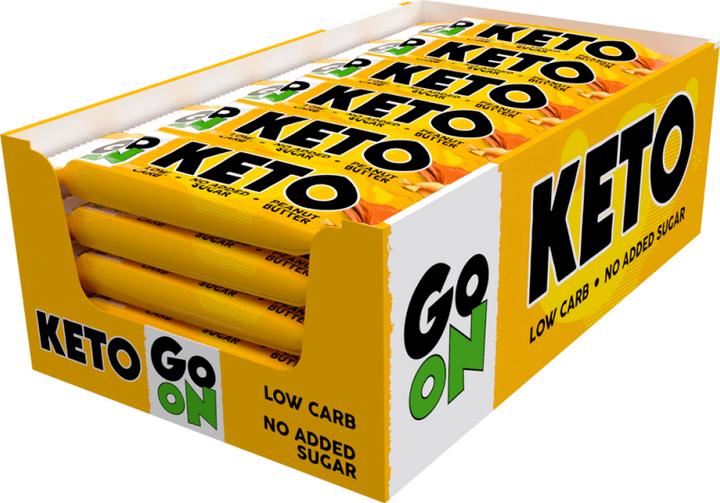 Actual product image Go On Nutrition Keto Bar (Peanut Butter, 24 pcs., 1200 g)