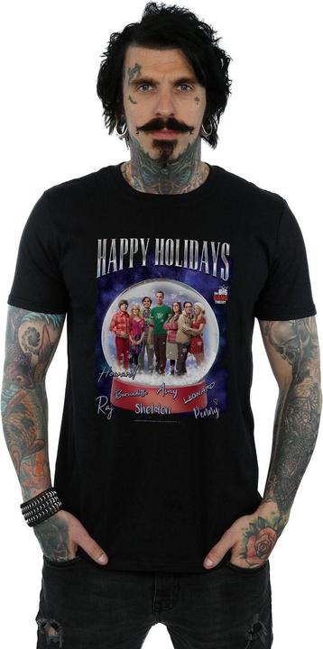 Actual product image Dam Mens Happy Holidays T-Shirt (4XL)