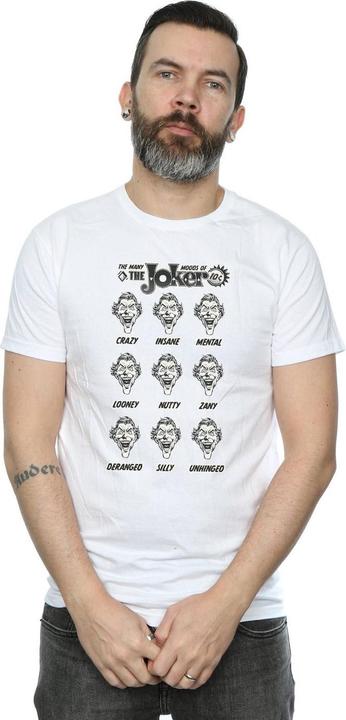 Image du produit - T-shirt THE JOKER THE MANY MOODS OF THE JOKER - Homme (L)