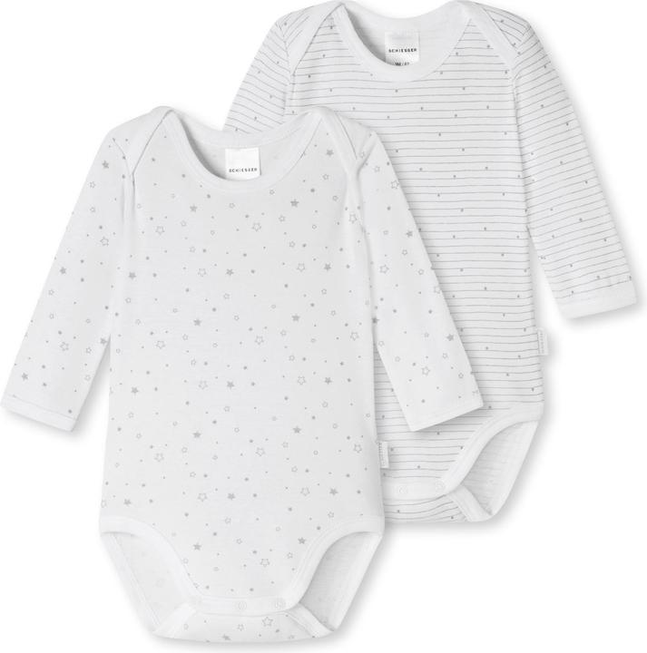 Produktbild Schiesser Kinder Body weiss/klein gemustert (74)