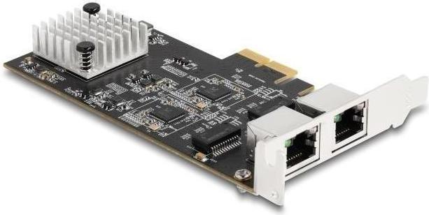 Immagine prodotto Delock Scheda PCI Express x2 a 2 x RJ45 5 Gigabit LAN RTL812 (PCI Express 3.0)