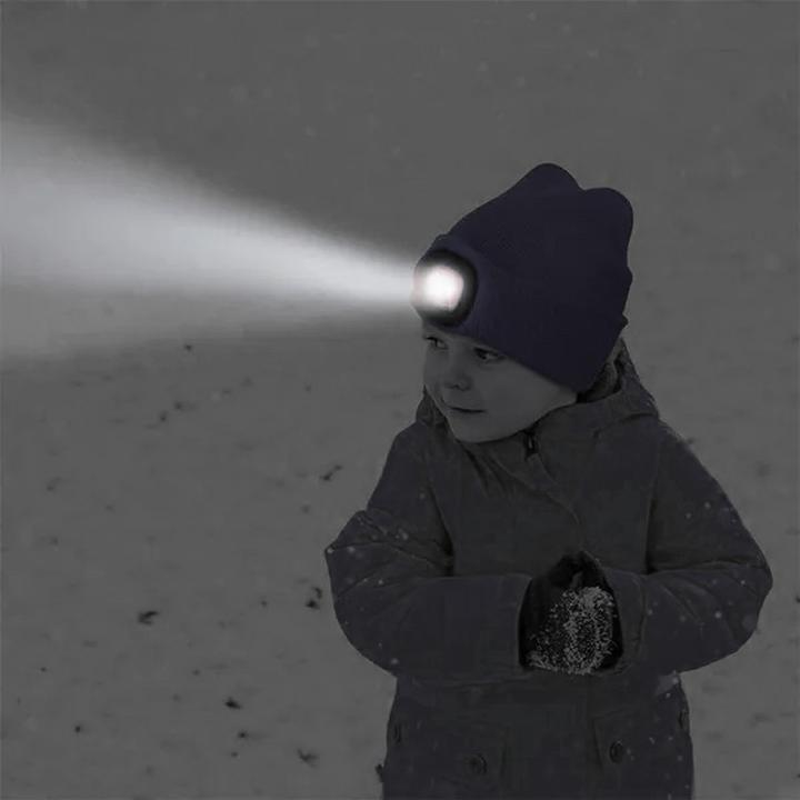 Produktbild Out of the blue Beanie-Mütze mit LED Licht Universalgrösse Grau