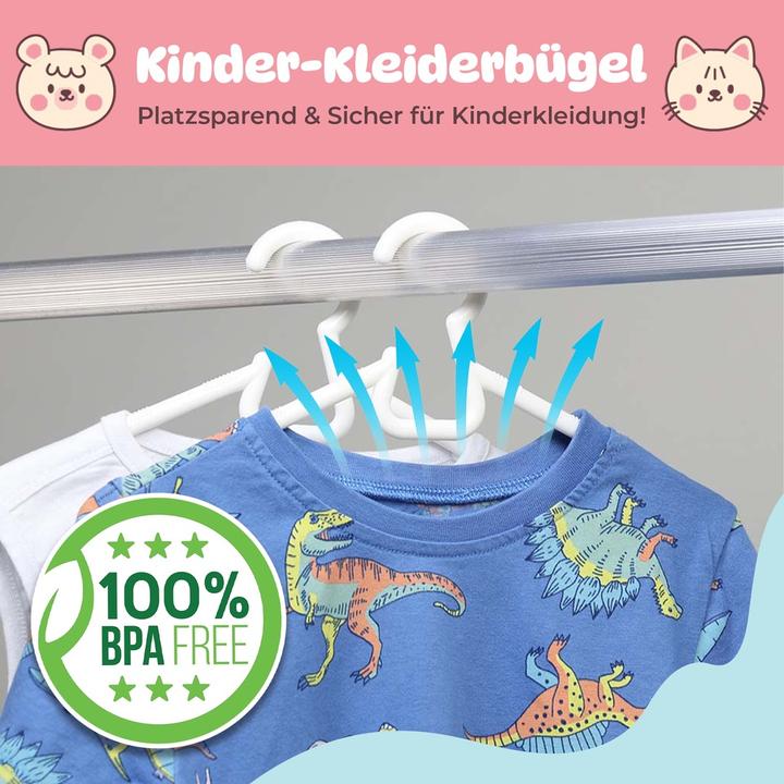 Produktbild DecoBella Kleiderbügel für Baby & Kinder (6 x)