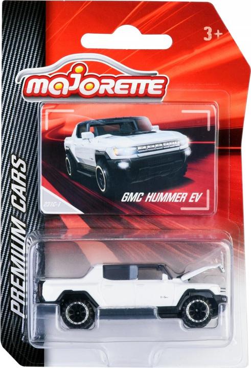 Actual product image Majorette Premium Cars GMC Hummer EV, white