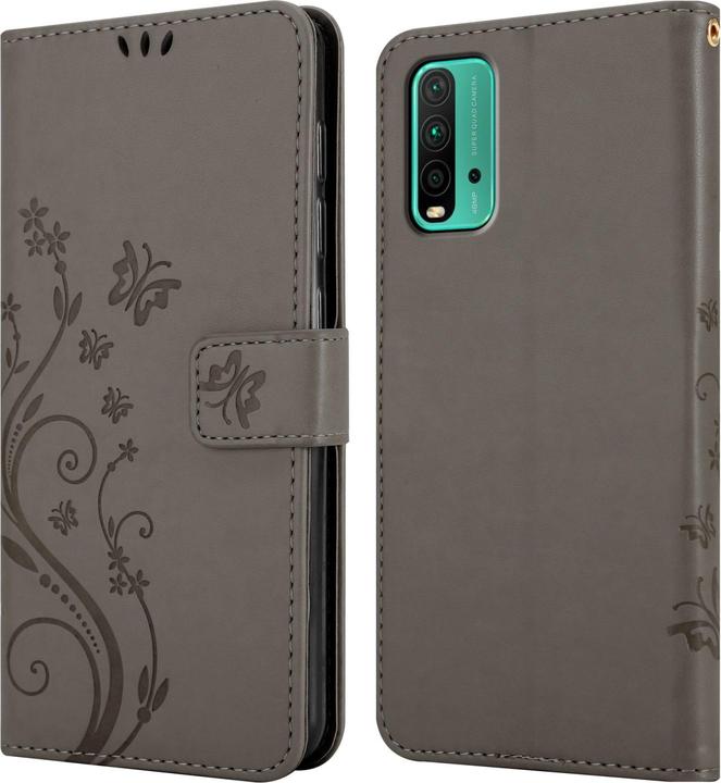 Actual product image Cadorabo Flower Book cover (Xiaomi Poco M3, Xiaomi Redmi 9T)