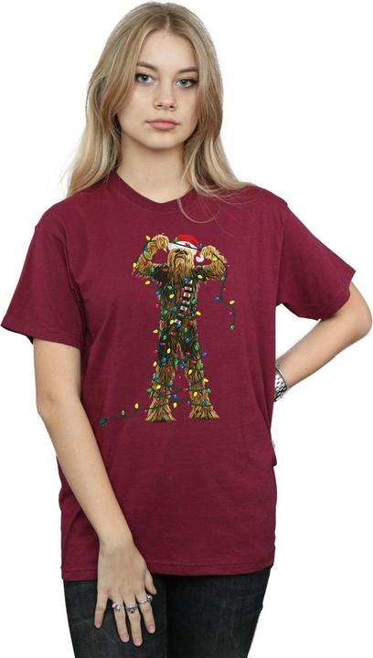 Produktbild Star Wars Chewbacca Christmas Lights TShirt (M)