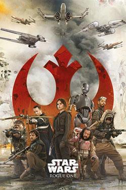 Image du produit Pyramid Star Wars Rogue One Poster: Rebels (61 x 91 cm)