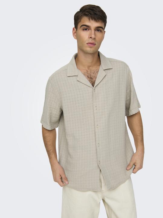 Produktbild Only & Sons Onslatham Rlxss Resort Linen Struc 0257 (M)