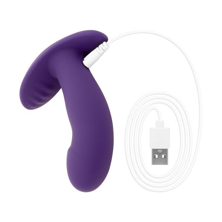 Actual product image Amorelie Shuffle app-controlled anal & G-spot vibrator