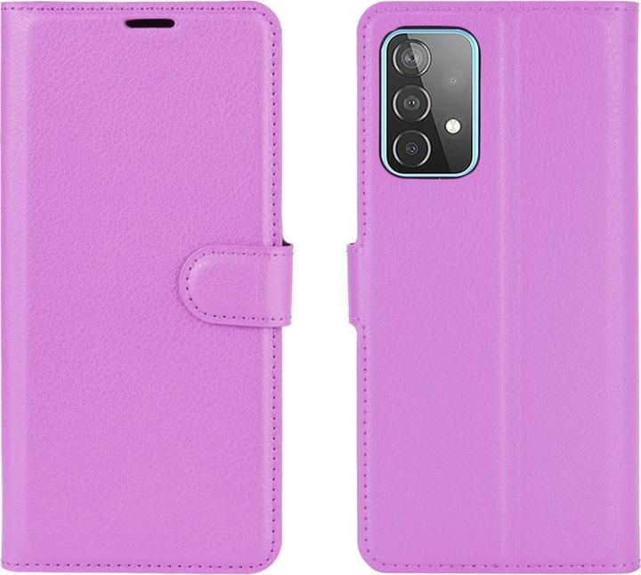 Produktbild Cover-Discount Galaxy A52 - Leder Etui Hülle violett (Samsung Galaxy A52)