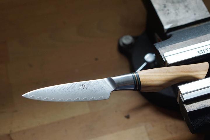Actual product image Ryda Knives Paring knife - ST650 Damascus 9cm (9 cm)