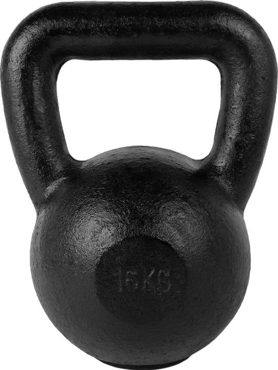 Produktbild Tunturi Gusseisen Kettlebell mit Gummi Boden (1 x 16 kg)