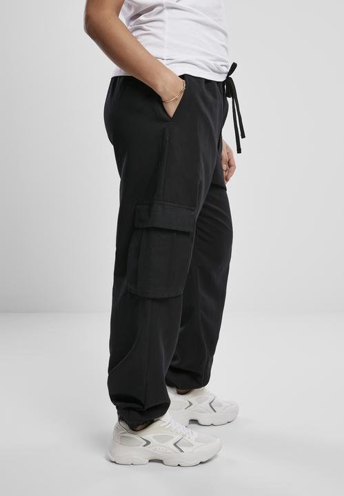Actual product image Urban Classics Ladies Viscose Twill Cargo Pants (S)