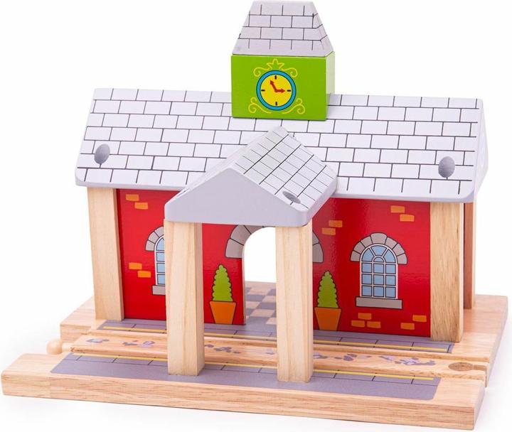 Actual product image Bigjigs Wooden rail station