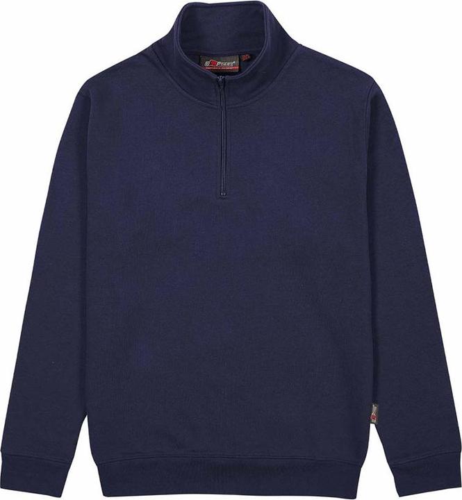 Upower Sweatshirt Kurzer Reissverschluss Tiefblau Grösse