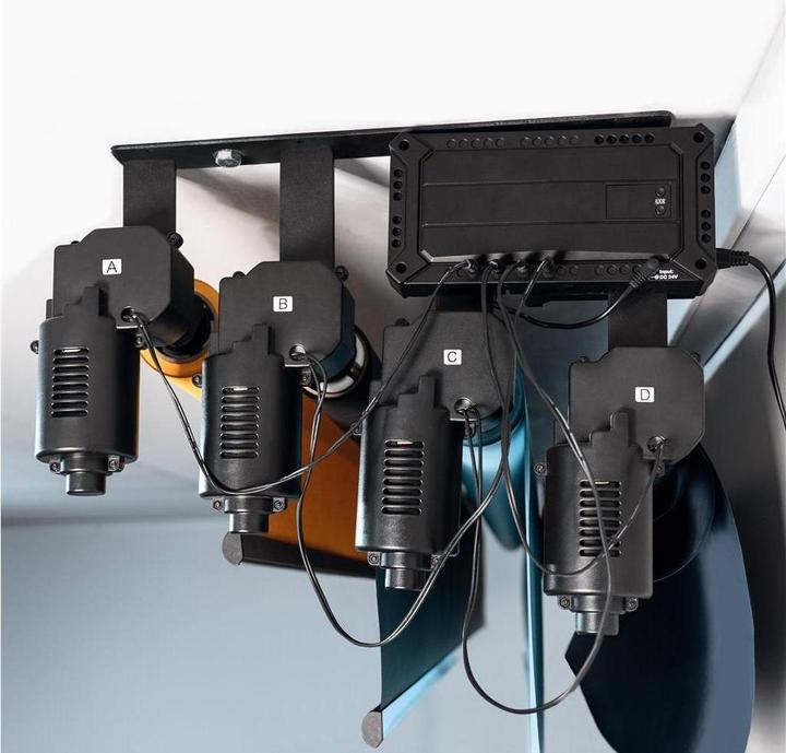 Produktbild Dörr Aufhängung Funk Motor für 4 Papierhintergründe (38 cm, 51 cm)