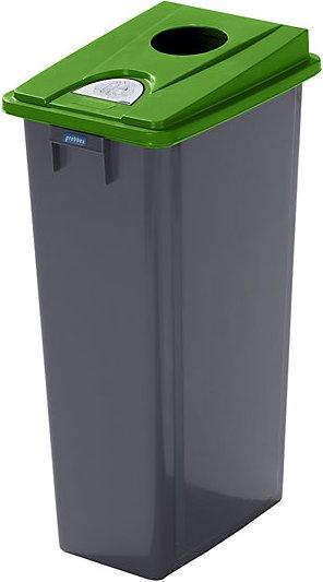 Image du produit Probbax Collecteur de tri en plastique, capacité 80 l, ouverture ronde, pictogrammes de (80 l)
