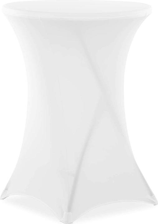 Produktbild Royal Catering Stehtischhusse Tischbezug Husse für Stehtisch Husse Stretch Husse Weiss
