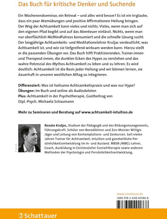 Nährwerte und Zutaten Achtsamkeit für Skeptiker (Deutsch, Renato Kruljac, 2024)