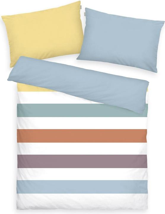 Image du produit Tom Tailor Parure de lit Renforcé rayures MIG (Set de linge de lit, 160 x 210 cm + 65 x 100 cm)
