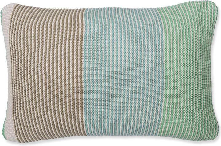 Actual product image PIP Studio Blockstripe Cus cushion light green 40x60cm (1 piece) (40 x 60 cm)