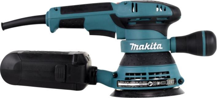 Produktbild Makita BO 5041 Exzenterschleifer / Schleifmaschine 300 W 125 mm + 2x Toolbrothers SPIDER Netzschlei (Exzenterschleifer, 300 W)