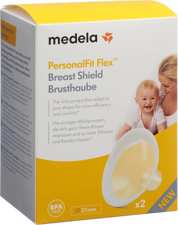 Produktbild Medela PersonalFit Flex, 2 Brusthauben Grösse S (21mm)