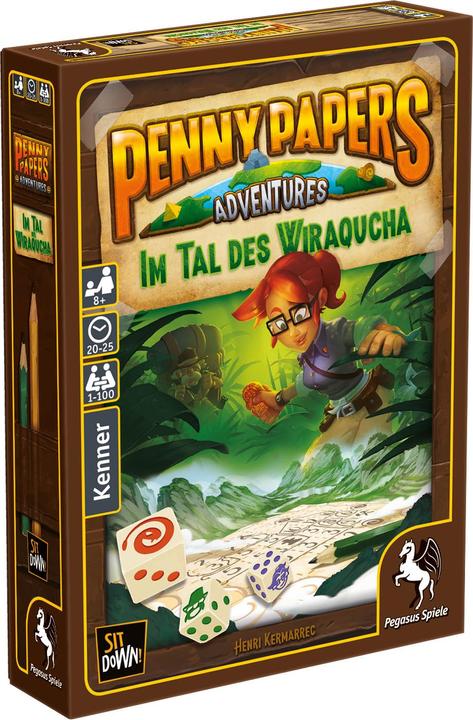 Produktbild Pegasus Im Tal des Wiraqucha, d Penny Papers Adventures, ab 8 Jahren, 1-100 Spieler (Deutsch)